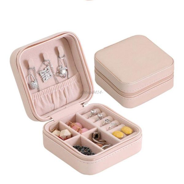 jewelry box portable storage organizer zipper portable women display travel case, Pink;blue
jewelry box portable storage organizer zipper portable women display travel case, Pink;blue