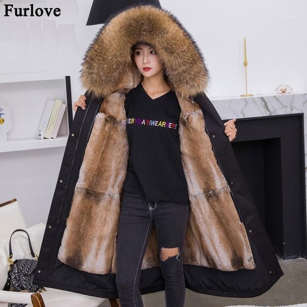 2020 real fur coat winter jacket women long parka natural raccoon fur collar thick warm rex liner detachable new1, Black
2020 real fur coat winter jacket women long parka natural raccoon fur collar thick warm rex liner detachable new1, Black