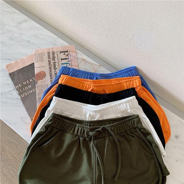 women short casual lady loose solid soft leisure female workout belt skinny summer stretch shorts drop shopping, White;black
women short casual lady loose solid soft leisure female workout belt skinny summer stretch shorts drop shopping, White;black