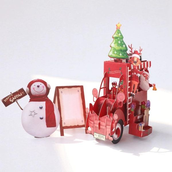 greeting cards 3d handmade snowman santa claus christmas flower car paper invitation postcard year party creative gift
greeting cards 3d handmade snowman santa claus christmas flower car paper invitation postcard year party creative gift