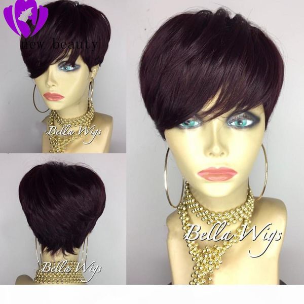 rihanna style short pixie hair cut wigs for black women pre plucked bob wig remy brazilian glueless lace front human hair wigs, Black;brown
rihanna style short pixie hair cut wigs for black women pre plucked bob wig remy brazilian glueless lace front human hair wigs, Black;brown
