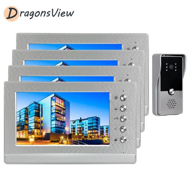 dragonsview 7 inch video door phone doorbell intercom 4 monitors wired system waterproof night vision unlock support lock
dragonsview 7 inch video door phone doorbell intercom 4 monitors wired system waterproof night vision unlock support lock