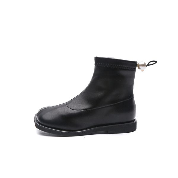 konenew girls' short autumn and winter 2020 6-year-old princess plush fashion british style 7 leather boots, Black;grey
konenew girls' short autumn and winter 2020 6-year-old princess plush fashion british style 7 leather boots, Black;grey
