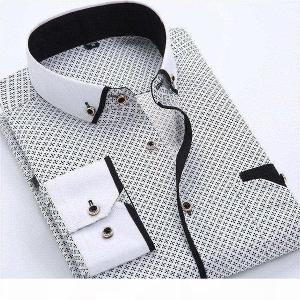 mens dress shirts designer casual slim fit long sleeve business shirt male dot print autumn formal cotton shirts men new brand, White;black
mens dress shirts designer casual slim fit long sleeve business shirt male dot print autumn formal cotton shirts men new brand, White;black