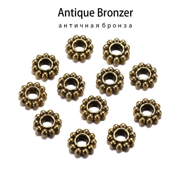 100pcs lot metal wheel flower charm loose spacer beads for jewelry making diy bracelet supplies accessories h bbynci, Silver
100pcs lot metal wheel flower charm loose spacer beads for jewelry making diy bracelet supplies accessories h bbynci, Silver