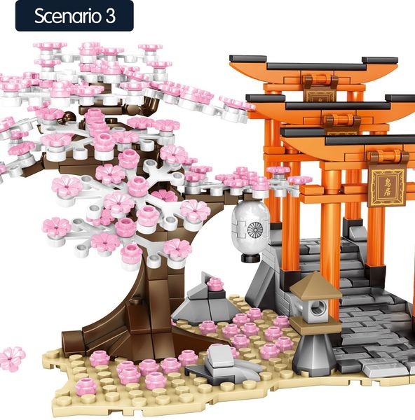 city street view idea sakura inari shrine bricks friends cherry blossom technic creator house tree building blocks toys kid xmas gift
city street view idea sakura inari shrine bricks friends cherry blossom technic creator house tree building blocks toys kid xmas gift