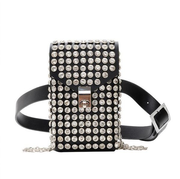 waist bags black &white luxury designer fanny pack for women rhinestone chest bag money phone pouch fashion ladies belt purses
waist bags black &white luxury designer fanny pack for women rhinestone chest bag money phone pouch fashion ladies belt purses