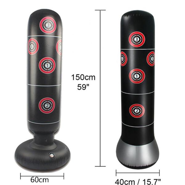 1.5m h new inflatable stress punching tower bag boxing pillar tumbler fight column punching bag fitness tool with pump
1.5m h new inflatable stress punching tower bag boxing pillar tumbler fight column punching bag fitness tool with pump