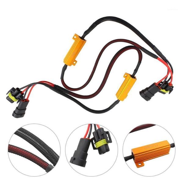 2pcs led canbus decoder error h11 led drl fog light canbus 50w 6ohm load resistor wiring canceller decoder anti-flicker1
2pcs led canbus decoder error h11 led drl fog light canbus 50w 6ohm load resistor wiring canceller decoder anti-flicker1