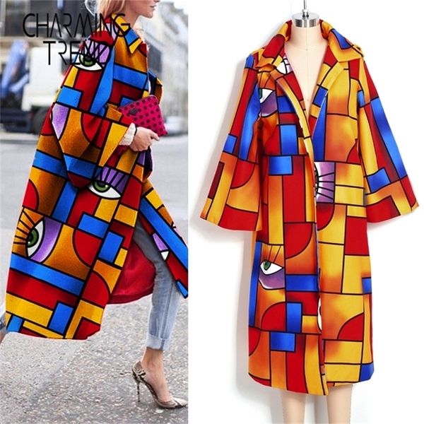 chic ethnic style stitching woolen women's coat winter spring printed lapel long sleeve pop retro fashion ladies jacket 201217, Black
chic ethnic style stitching woolen women's coat winter spring printed lapel long sleeve pop retro fashion ladies jacket 201217, Black