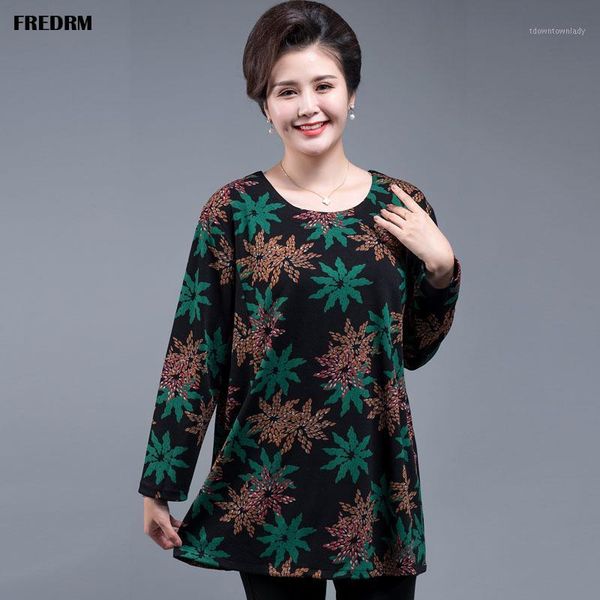 women's t-shirt fredrm female t-shirts plus over size euro 54 56 2021 women summer spring tees o-neck loose long sleeve printing flowe, White
women's t-shirt fredrm female t-shirts plus over size euro 54 56 2021 women summer spring tees o-neck loose long sleeve printing flowe, White