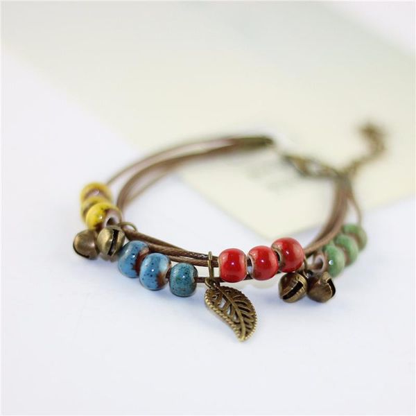 charm bracelets wholesale fashion ethnic style ceramic adjustable handmade porcelain beads rope for women girl's gift, Golden;silver
charm bracelets wholesale fashion ethnic style ceramic adjustable handmade porcelain beads rope for women girl's gift, Golden;silver