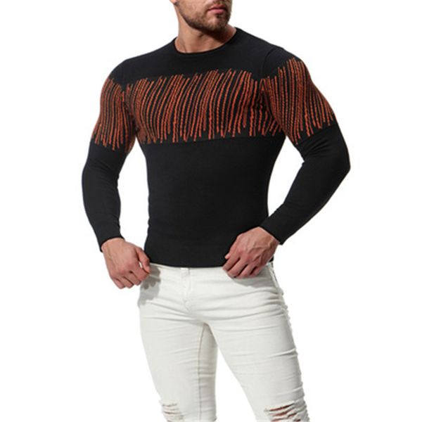 mens knitting sweaters fashion trend long sleeve rond neck pullover designer male winter new casual slim bottoming sweaters, White;black
mens knitting sweaters fashion trend long sleeve rond neck pullover designer male winter new casual slim bottoming sweaters, White;black