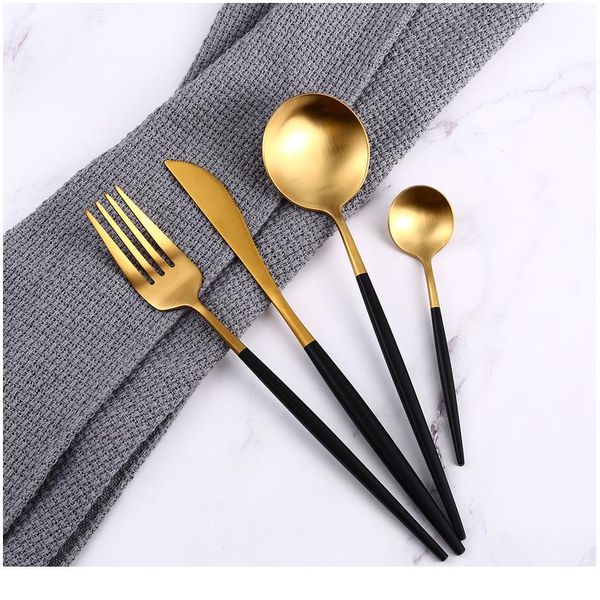 stainless steel frosted cutlery set restaurant home steak cutlery knife spoon fork dessert spoon upscale gold bbyreg
stainless steel frosted cutlery set restaurant home steak cutlery knife spoon fork dessert spoon upscale gold bbyreg