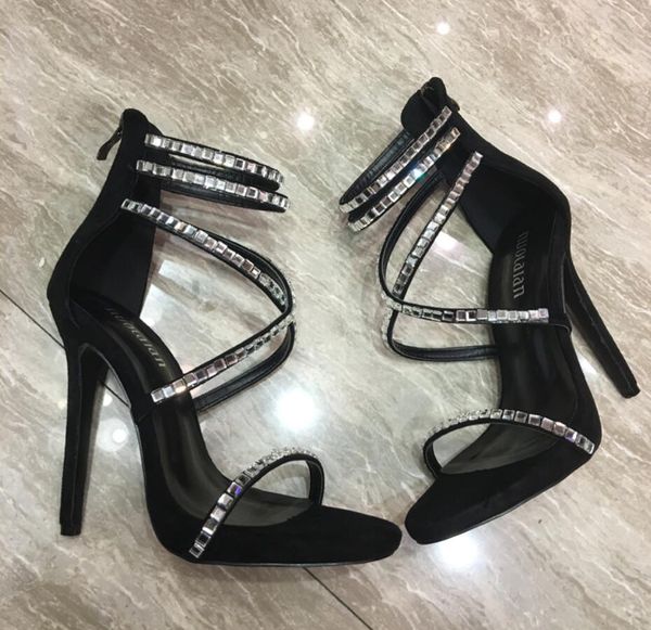 women pumps fashion black strass crystal criss cross platform shoes thin strapped sandals on -ankle rxwa
women pumps fashion black strass crystal criss cross platform shoes thin strapped sandals on -ankle rxwa