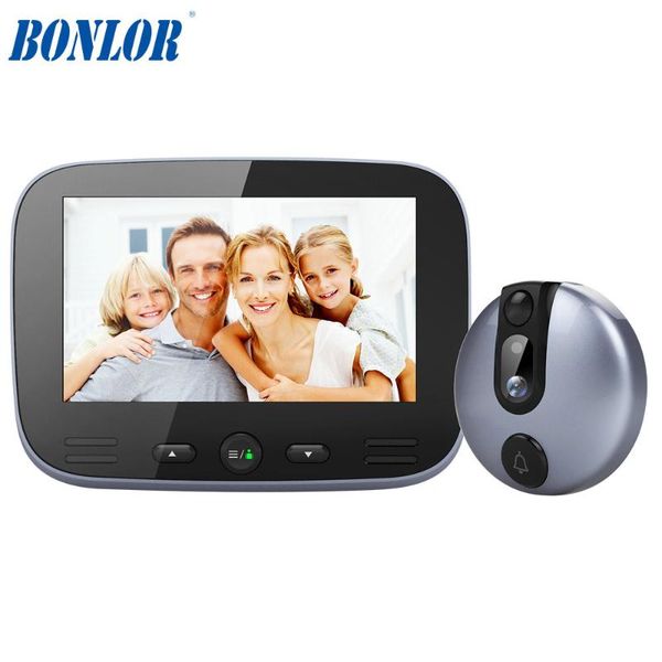 1 set 2mp intelligent door bell ir led 4.3 inch colorful monitor peephole security camera smart home intercom system use battery
1 set 2mp intelligent door bell ir led 4.3 inch colorful monitor peephole security camera smart home intercom system use battery