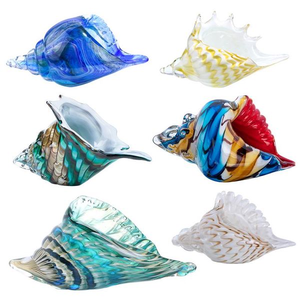 h&d blown glass conch figurines handmade art seashell home paperweights collection wedding decoration christmas birthday gift
h&d blown glass conch figurines handmade art seashell home paperweights collection wedding decoration christmas birthday gift