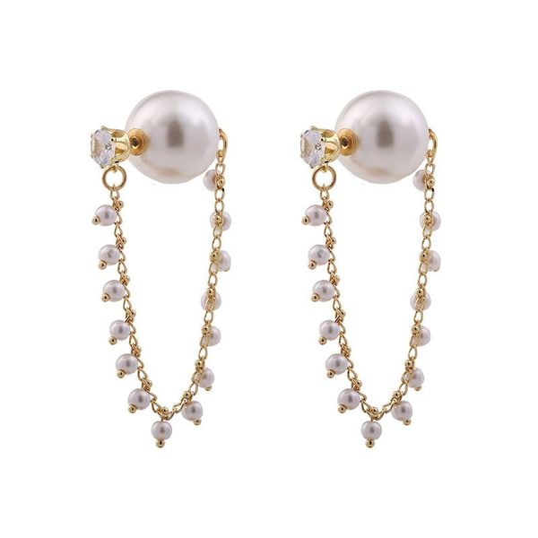 dangle & chandelier 1 pair wome fashion simulated pearl crystal chain earrings for women trendy party jewelry gifts, Silver
dangle & chandelier 1 pair wome fashion simulated pearl crystal chain earrings for women trendy party jewelry gifts, Silver