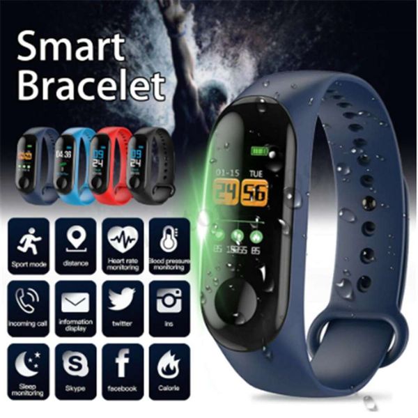 m3 pro smart wristband for men, women and boys, waterproof, step counter, call, msage, reminder
m3 pro smart wristband for men, women and boys, waterproof, step counter, call, msage, reminder