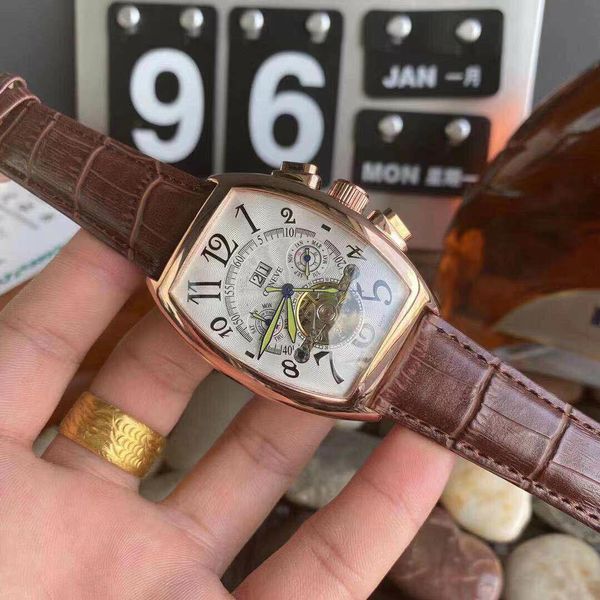 tm factory new style men fashion watches leather band multi function auto date watch wristwatch fully automatic machine mens watches gift, Slivery;brown
tm factory new style men fashion watches leather band multi function auto date watch wristwatch fully automatic machine mens watches gift, Slivery;brown