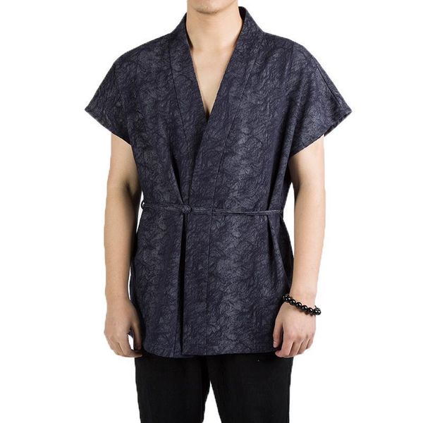 traditional clothes hanfu men linen cotton shortsleeve shirts mens tang suit kimono cardigan male open stitch camisa hombre, White;black
traditional clothes hanfu men linen cotton shortsleeve shirts mens tang suit kimono cardigan male open stitch camisa hombre, White;black