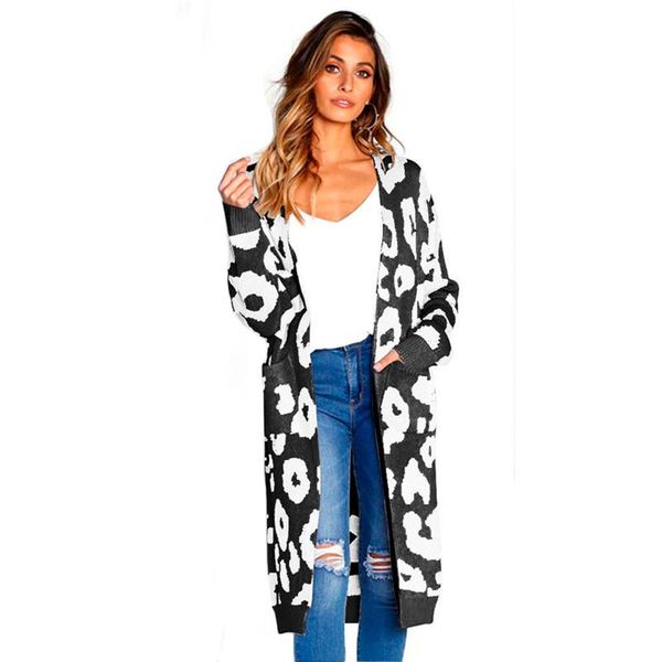 women's jackets 2021 women print fashion long sleeve sweaters autumn spring cardigan coat female elegant crochet knit outerwear sweater, Black;brown
women's jackets 2021 women print fashion long sleeve sweaters autumn spring cardigan coat female elegant crochet knit outerwear sweater, Black;brown