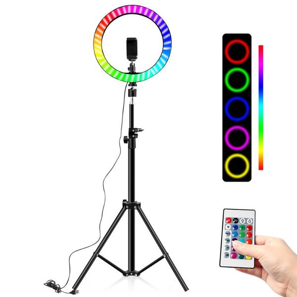 flash heads 10inch/26cm rgb colorful led ring light with tripod stand rainbow ringlight phone clip for vlogging short video youtube
flash heads 10inch/26cm rgb colorful led ring light with tripod stand rainbow ringlight phone clip for vlogging short video youtube