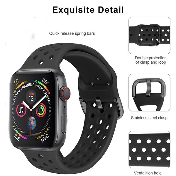 силиконовый ремешок для баллов для часов 44 мм 40 мм iwatch band 42 мм 38 мм дышащий ремень спортивный браслет часы seires 6 3 4 jlliig, Black;brown
силиконовый ремешок для баллов для часов 44 мм 40 мм iwatch band 42 мм 38 мм дышащий ремень спортивный браслет часы seires 6 3 4 jlliig, Black;brown