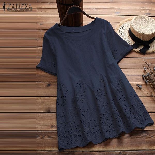 zanzea 2020 summer o neck short sleeve solid loose cotton linen casual women hollow out ruffles blouse femme shirt blusas1, White
zanzea 2020 summer o neck short sleeve solid loose cotton linen casual women hollow out ruffles blouse femme shirt blusas1, White