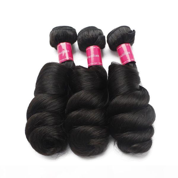 full bundles unprocessed brazilian human hair weft loose wavy vrgin hair weave 1b natural black 12"-30" weaving hair extension mix
full bundles unprocessed brazilian human hair weft loose wavy vrgin hair weave 1b natural black 12"-30" weaving hair extension mix