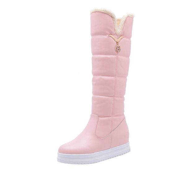 2021 new wedge heels knee high warm long winter fur snow boots women shoes ladies black white pink party 8s26
2021 new wedge heels knee high warm long winter fur snow boots women shoes ladies black white pink party 8s26