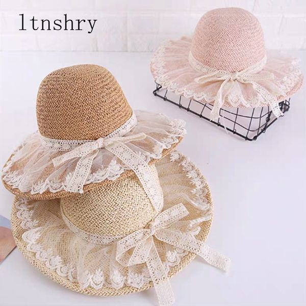 summer women floppy straw sun hat foldable with lace bow big wide brim lace up caps beach uv protection hats breathable y200602, Blue;gray
summer women floppy straw sun hat foldable with lace bow big wide brim lace up caps beach uv protection hats breathable y200602, Blue;gray