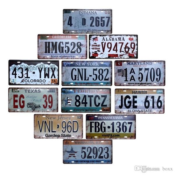 2021 american car plates number usa license plate garage plaque metal tin sign bar garage home decoration vintage home decor size 15x30cm
2021 american car plates number usa license plate garage plaque metal tin sign bar garage home decoration vintage home decor size 15x30cm