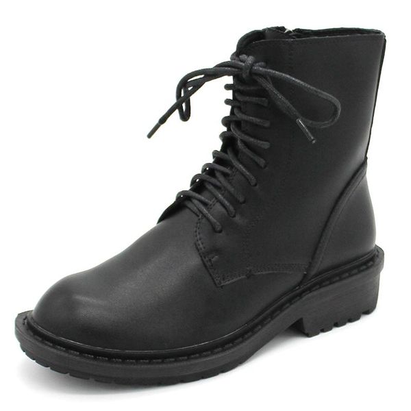 women shoes winter warm lace-up ankle boots waterproof water platform boots women fashion leather, Black
women shoes winter warm lace-up ankle boots waterproof water platform boots women fashion leather, Black