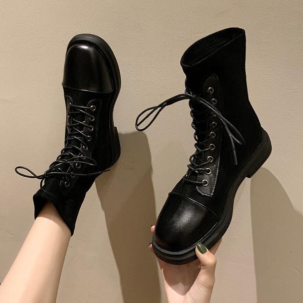 white ankle boots winter shoes for women luxury designer lace up round toe boots-women flat heel low 2021 fashion ladies autumn, Black
white ankle boots winter shoes for women luxury designer lace up round toe boots-women flat heel low 2021 fashion ladies autumn, Black