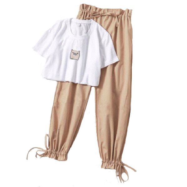 two piece set summer clothes for women dresy damskie fashion casual wide leg pants print t-shirt suits female q1208, White
two piece set summer clothes for women dresy damskie fashion casual wide leg pants print t-shirt suits female q1208, White