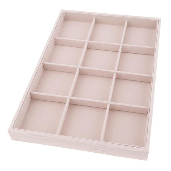 12 grids velvet jewelry bracelet bangle watch display tray storage case box, Pink;blue
12 grids velvet jewelry bracelet bangle watch display tray storage case box, Pink;blue