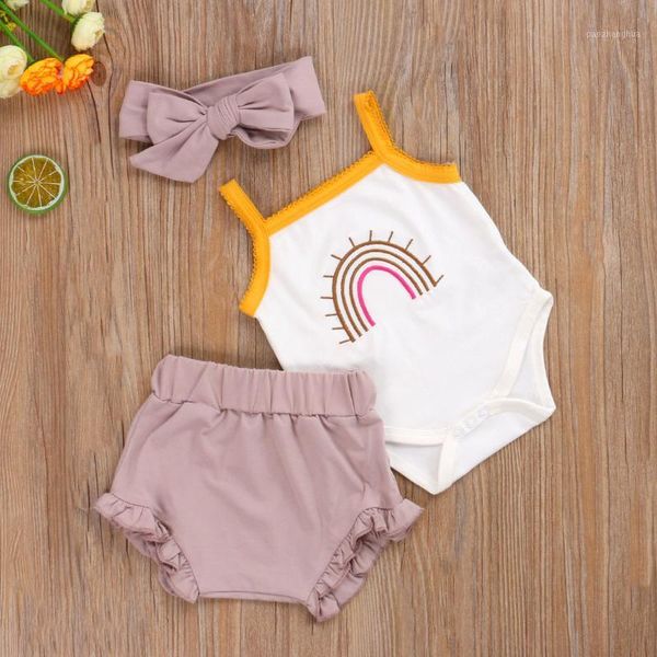 clothing sets 2021 baby summer born girls clothes rainbow romper jumpsuit shorts pants headband 3pcs outfits set 4 color1, White
clothing sets 2021 baby summer born girls clothes rainbow romper jumpsuit shorts pants headband 3pcs outfits set 4 color1, White