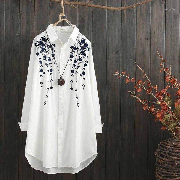 women's blouses & shirts 2021 spring autumn casual ladies blouse female oversize plus size cotton embroidery women loose long white sh
women's blouses & shirts 2021 spring autumn casual ladies blouse female oversize plus size cotton embroidery women loose long white sh