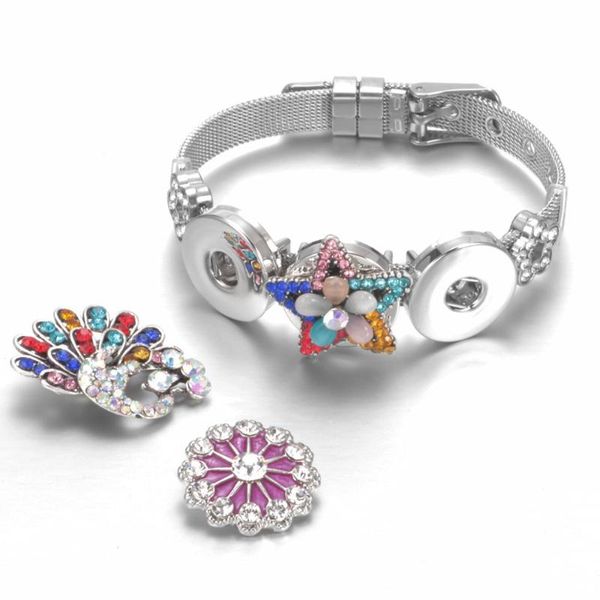 charm bracelets multi stainless steel 18mm snap & bangle button jewelry for diy sz0452 series, Golden;silver
charm bracelets multi stainless steel 18mm snap & bangle button jewelry for diy sz0452 series, Golden;silver