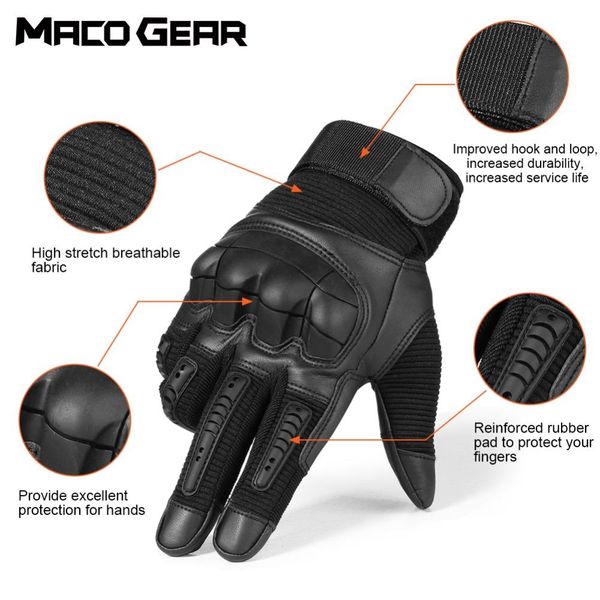 touch screen hard knuckle tactical gloves pu leather army military combat airsoft outdoor sport cycling paintball hunting swat wmtycf, Black
touch screen hard knuckle tactical gloves pu leather army military combat airsoft outdoor sport cycling paintball hunting swat wmtycf, Black