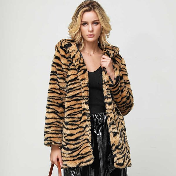 women's autumn winter hooded coat fashion tiger pattern leopard printed loose thick warm pockets faux fur coats female outwear, Black
women's autumn winter hooded coat fashion tiger pattern leopard printed loose thick warm pockets faux fur coats female outwear, Black