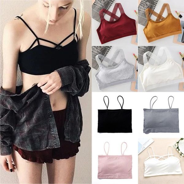camisoles & tanks exquesite cotton 1pc elastic size 3 styles women cross back of body anti-emptied bra gifts1, Black;white
camisoles & tanks exquesite cotton 1pc elastic size 3 styles women cross back of body anti-emptied bra gifts1, Black;white
