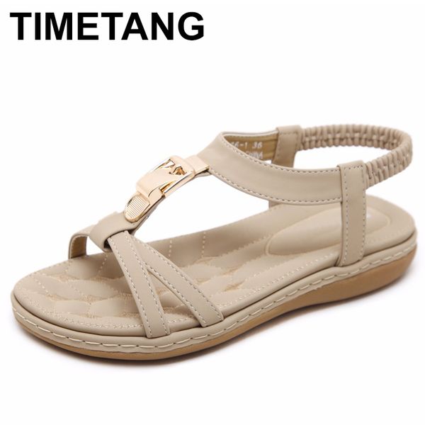 timetang summer comfort casual flats open toe shoes women boho bohemian sandals metal decoration elastic band gladiator sandals y200702, Black
timetang summer comfort casual flats open toe shoes women boho bohemian sandals metal decoration elastic band gladiator sandals y200702, Black