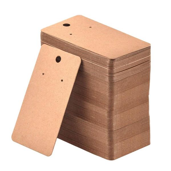 100pcs 5 x 9cm kraft paper blank jewelry display card cardboard earring package hang tag card brown, Pink;blue
100pcs 5 x 9cm kraft paper blank jewelry display card cardboard earring package hang tag card brown, Pink;blue