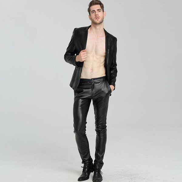 2021 male pants, fake skinny for men fine-fitting leather joggers from plutonium motorcycle biker pants tight hby1, Black;white
2021 male pants, fake skinny for men fine-fitting leather joggers from plutonium motorcycle biker pants tight hby1, Black;white