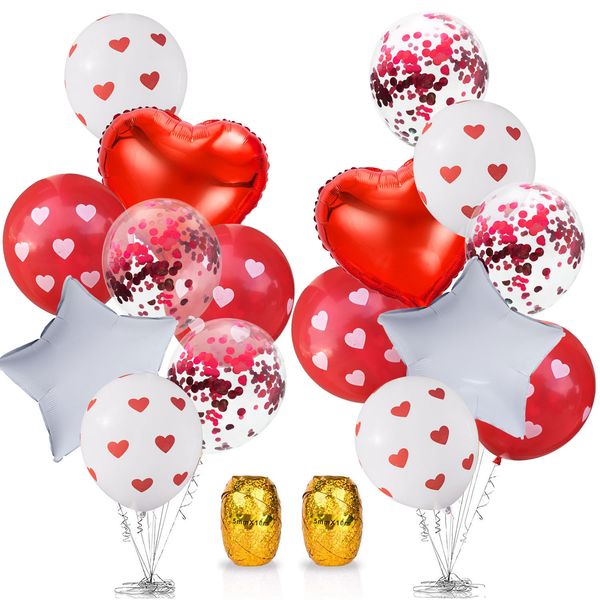 valentine's day balloons kit heart print red confetti latex balloon for anniversary wedding party supplies decoration kimter-x375fz
valentine's day balloons kit heart print red confetti latex balloon for anniversary wedding party supplies decoration kimter-x375fz