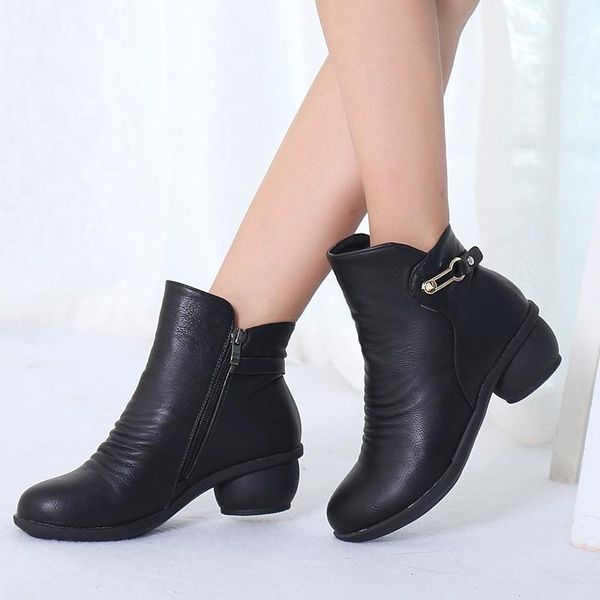 boots zzpohe women 2021 autumn winter genuine leather high heels ankle shoes ladies plus velvet snow size, Black
boots zzpohe women 2021 autumn winter genuine leather high heels ankle shoes ladies plus velvet snow size, Black