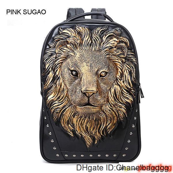 pink sugao men designer backpacks 3 color pu leather backpack computer 3d print animal anti-theft bag travel school
pink sugao men designer backpacks 3 color pu leather backpack computer 3d print animal anti-theft bag travel school