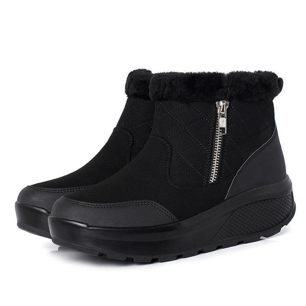 boots non-slip warm snow women winter cotton padded shoes chunky platform ankle thick plush women's sneakers 2021, Black
boots non-slip warm snow women winter cotton padded shoes chunky platform ankle thick plush women's sneakers 2021, Black